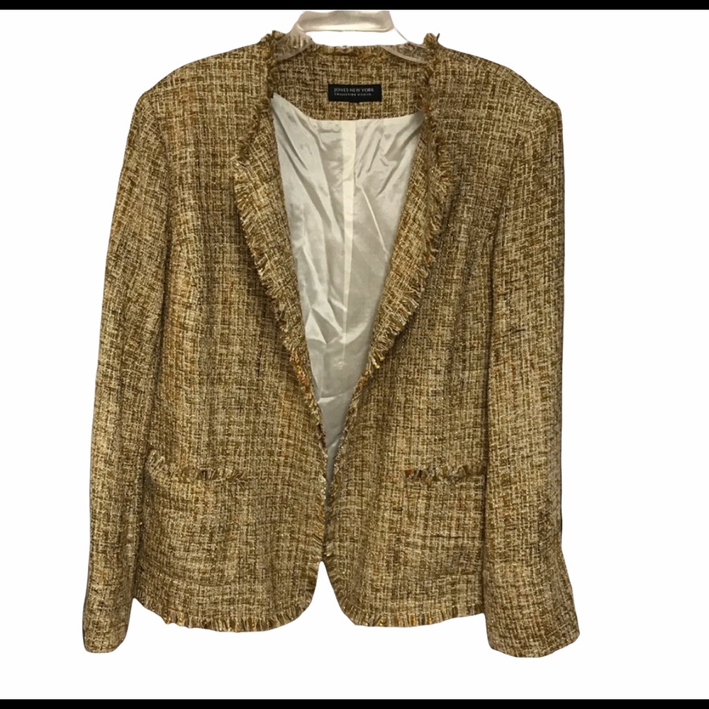 Jones New York Tweed Jacket